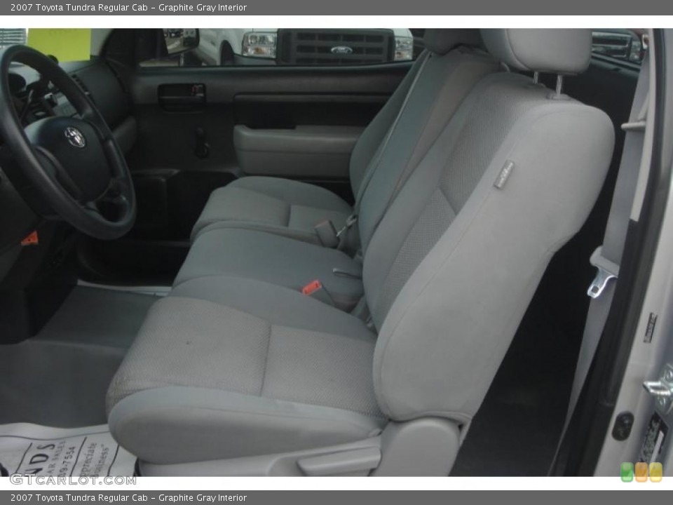 Graphite Gray Interior Photo for the 2007 Toyota Tundra Regular Cab #43207074