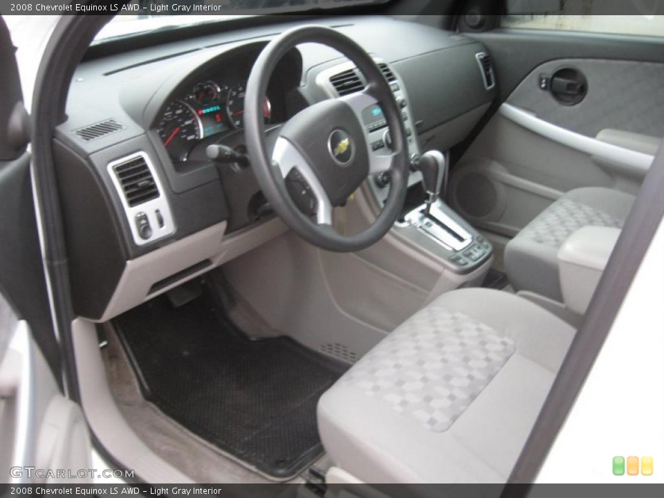 Light Gray 2008 Chevrolet Equinox Interiors