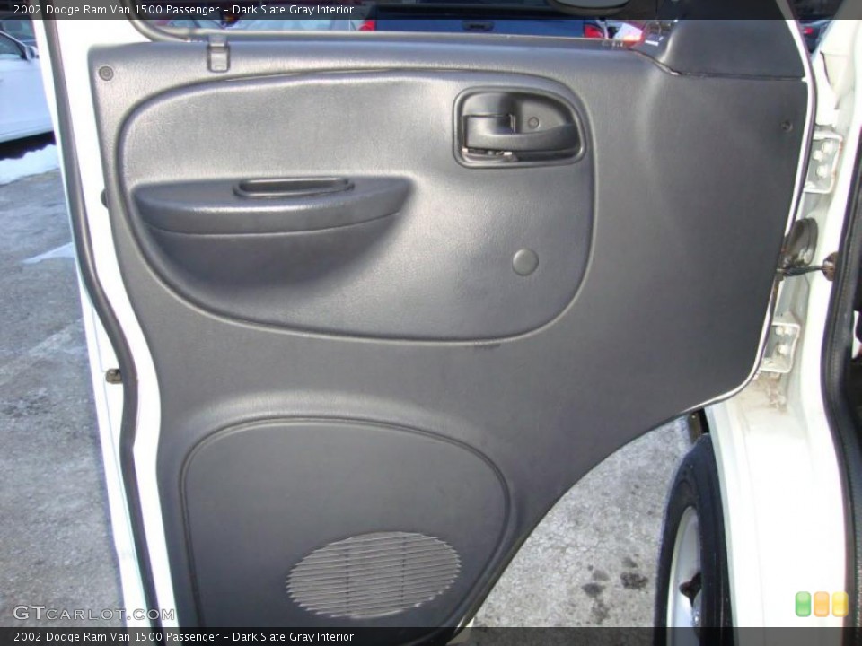 Dark Slate Gray Interior Door Panel for the 2002 Dodge Ram Van 1500 Passenger #43208438