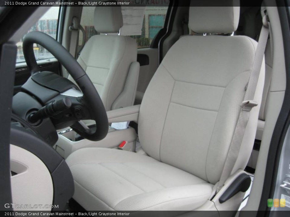 Black/Light Graystone Interior Photo for the 2011 Dodge Grand Caravan Mainstreet #43210290