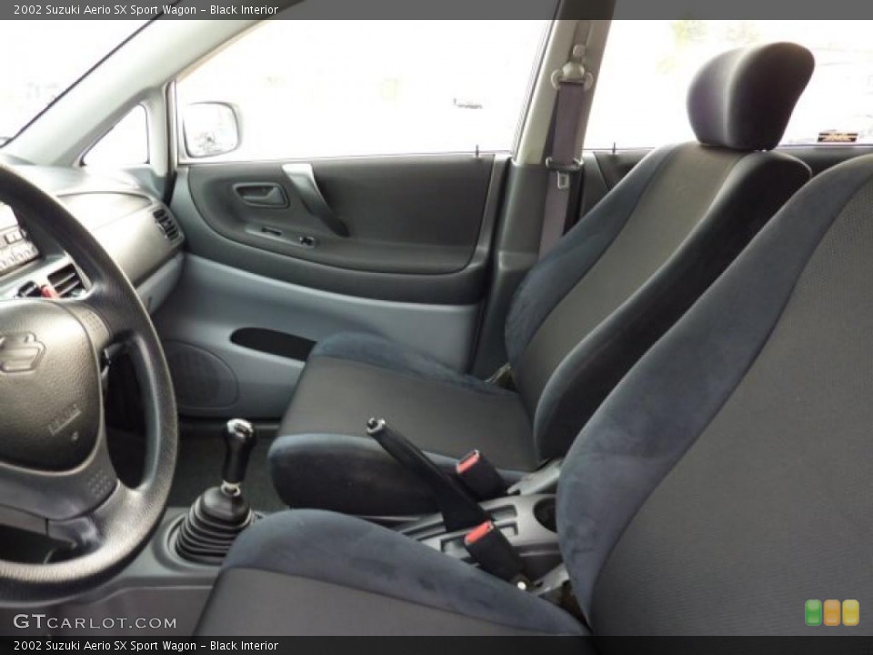 Black Interior Photo for the 2002 Suzuki Aerio SX Sport Wagon #43215390