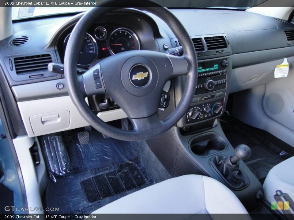 Gray Interior Prime Interior for the 2009 Chevrolet Cobalt LS XFE Coupe #43220090