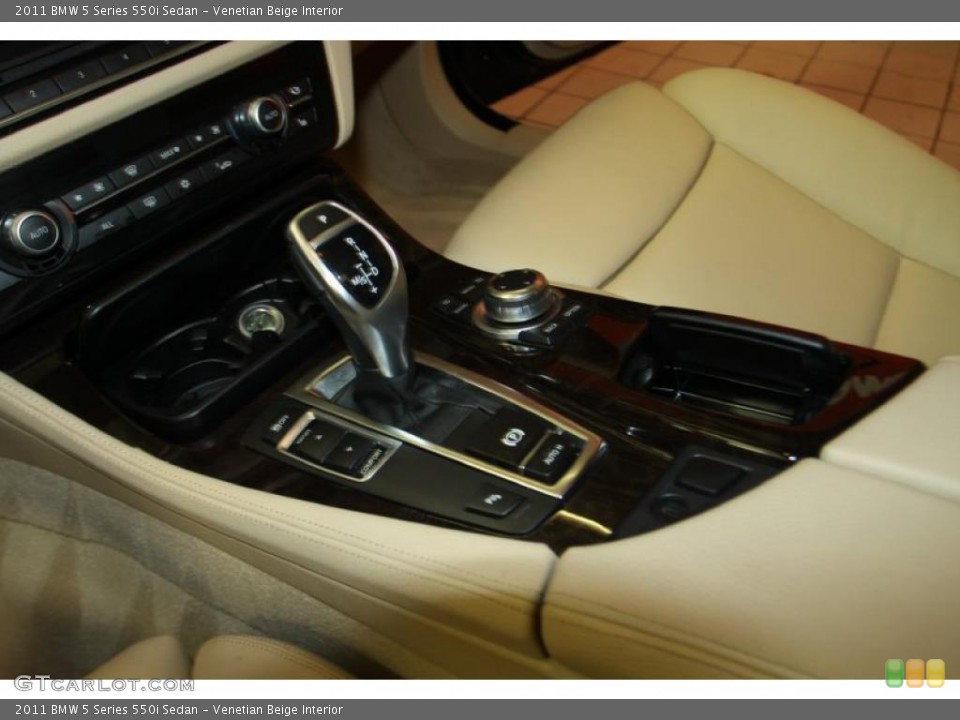 Venetian Beige Interior Transmission for the 2011 BMW 5 Series 550i Sedan #43226631