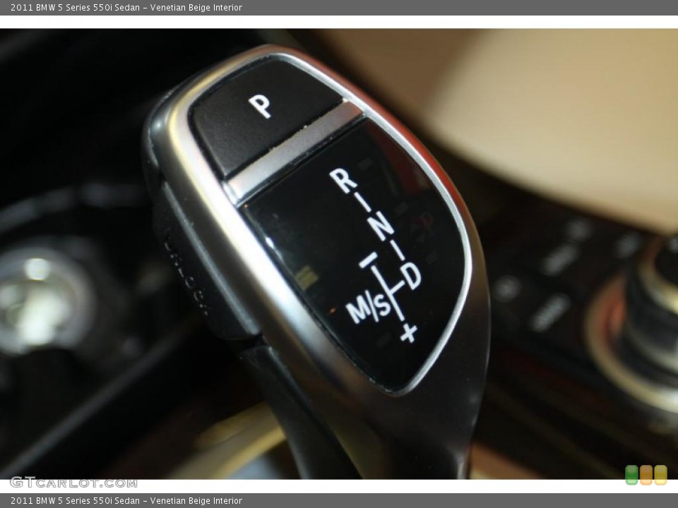 Venetian Beige Interior Transmission for the 2011 BMW 5 Series 550i Sedan #43226895