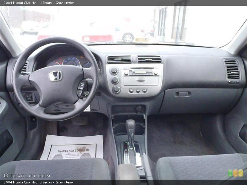 Gray Interior Dashboard for the 2004 Honda Civic Hybrid Sedan #43228691