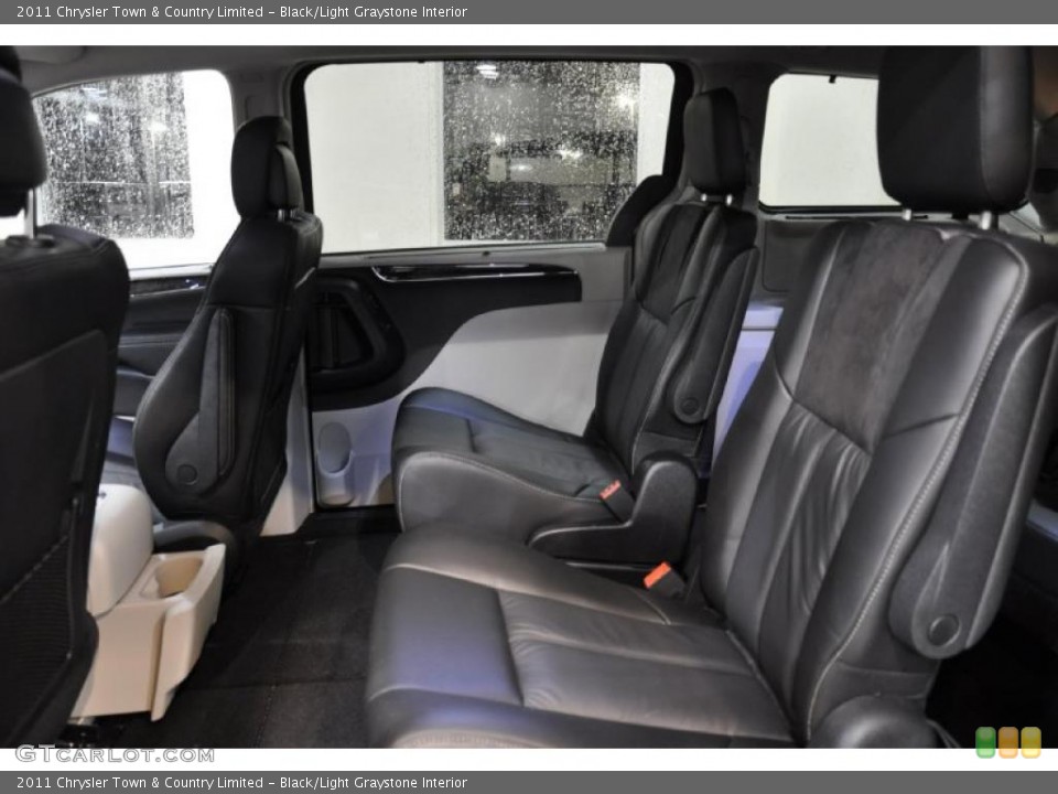 Black/Light Graystone Interior Photo for the 2011 Chrysler Town & Country Limited #43234204