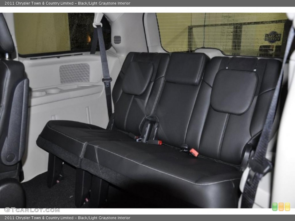 Black/Light Graystone Interior Photo for the 2011 Chrysler Town & Country Limited #43234280