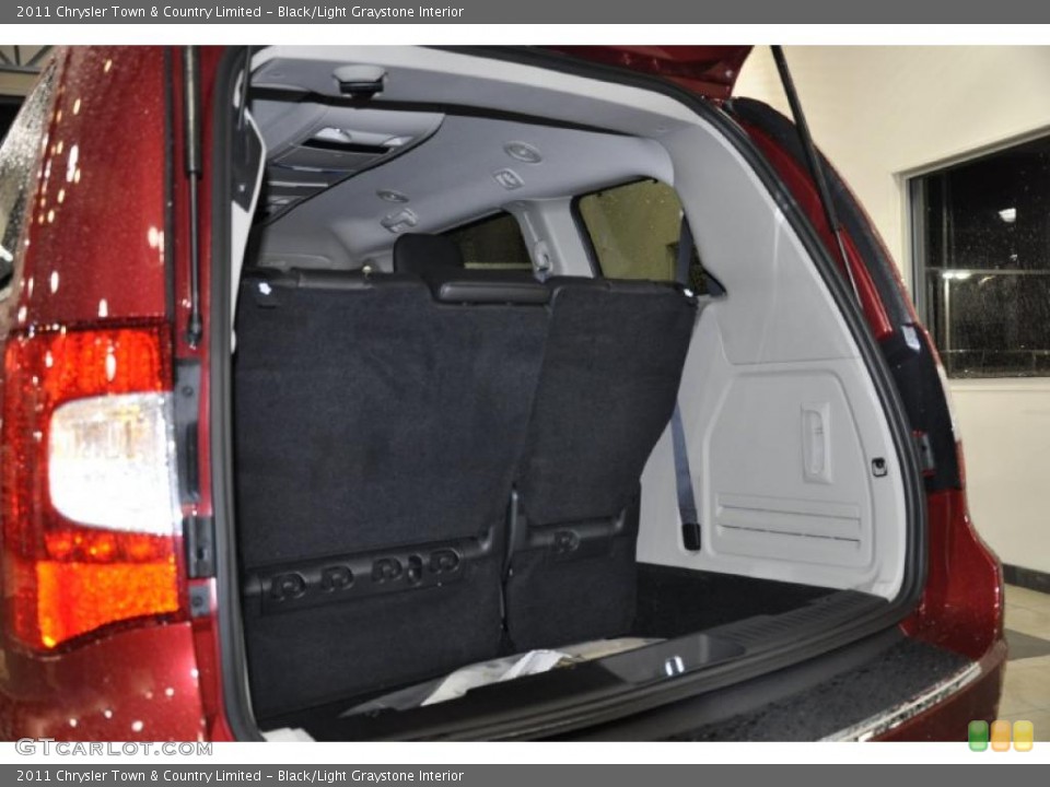 Black/Light Graystone Interior Trunk for the 2011 Chrysler Town & Country Limited #43234296