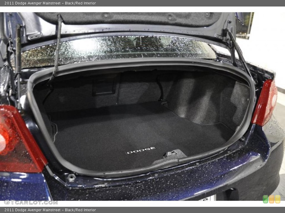 Black/Red Interior Trunk for the 2011 Dodge Avenger Mainstreet #43234572