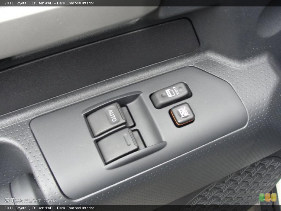 Dark Charcoal Interior Controls for the 2011 Toyota FJ Cruiser 4WD #43242745