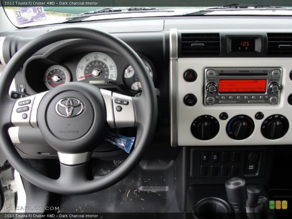 Dark Charcoal Interior Controls for the 2011 Toyota FJ Cruiser 4WD #43242793