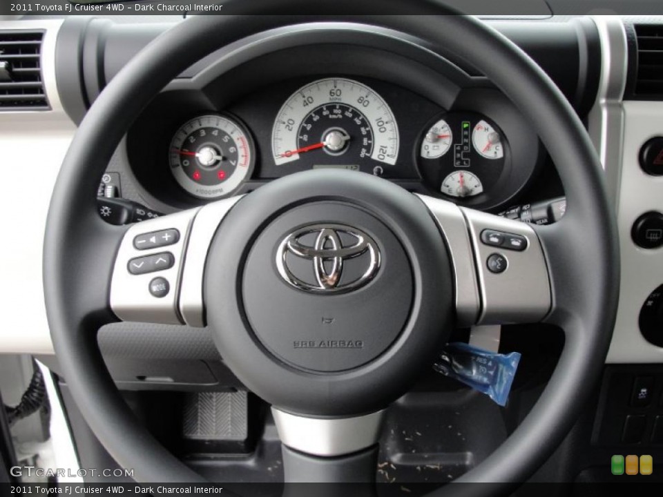 Dark Charcoal Interior Steering Wheel for the 2011 Toyota FJ Cruiser 4WD #43242965