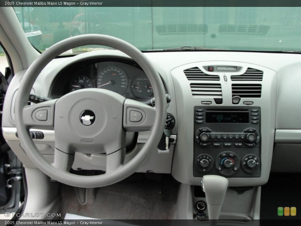 Gray Interior Dashboard for the 2005 Chevrolet Malibu Maxx LS Wagon #43246574