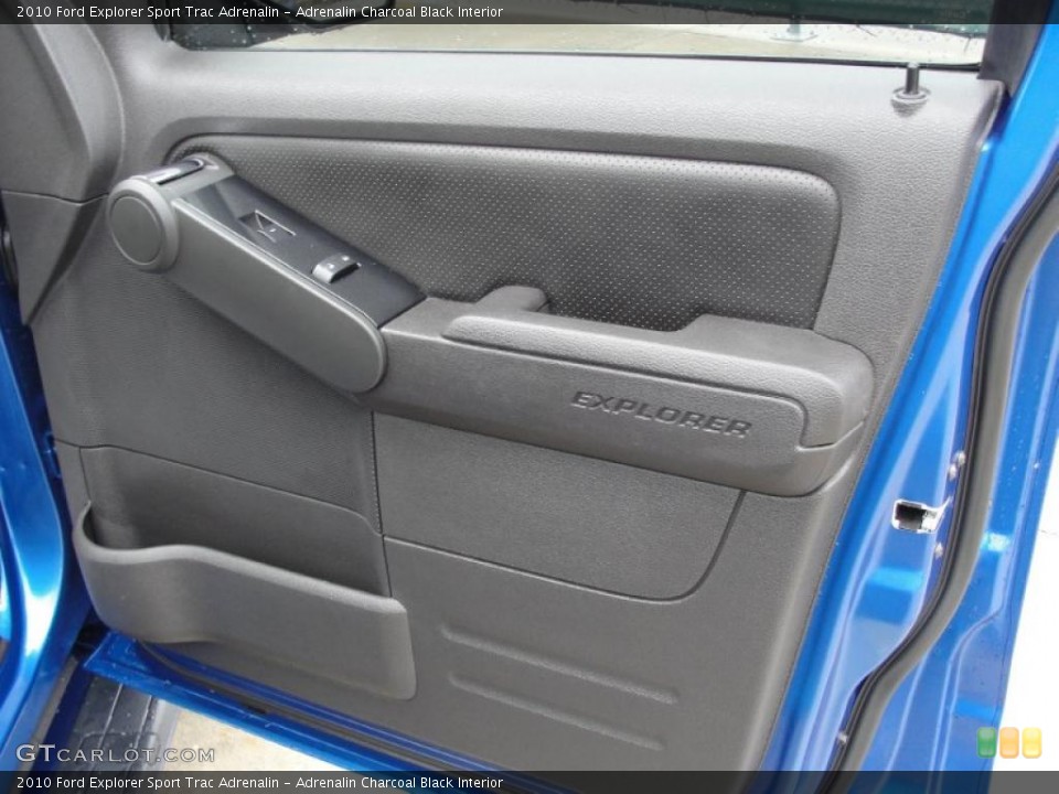 Adrenalin Charcoal Black Interior Door Panel for the 2010 Ford Explorer Sport Trac Adrenalin #43249810