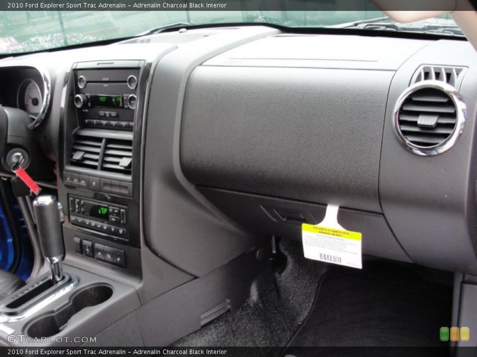 Adrenalin Charcoal Black Interior Dashboard for the 2010 Ford Explorer Sport Trac Adrenalin #43249822