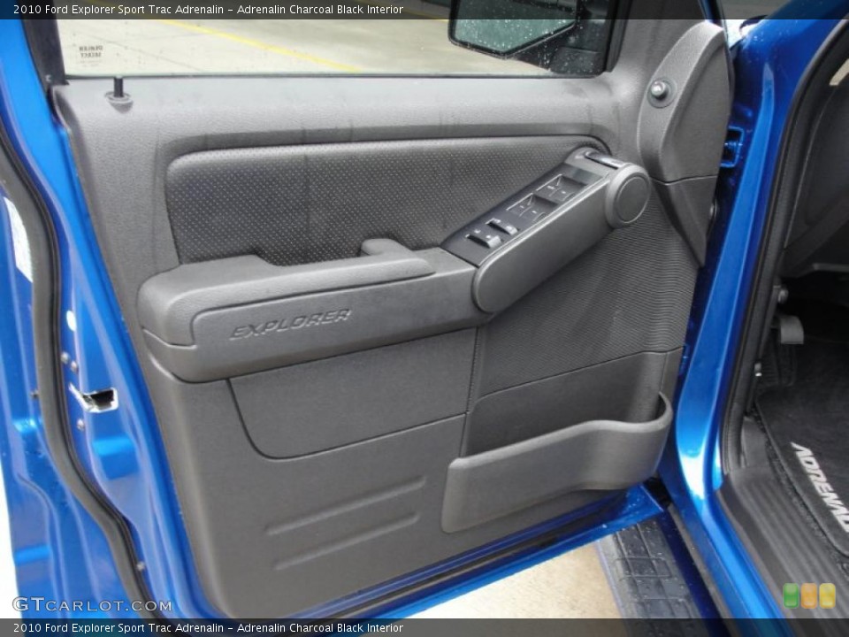 Adrenalin Charcoal Black Interior Door Panel for the 2010 Ford Explorer Sport Trac Adrenalin #43249894