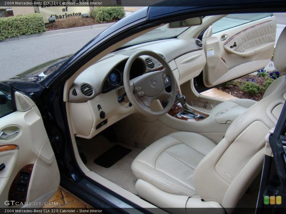 Stone Interior Prime Interior for the 2004 Mercedes-Benz CLK 320 Cabriolet #43250022