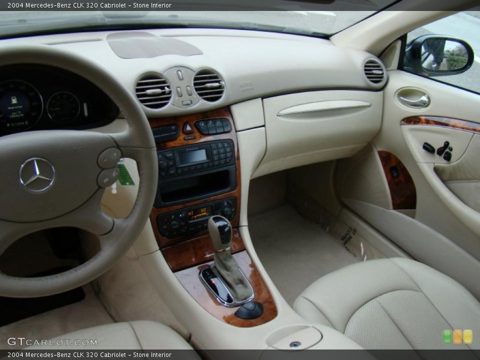 Stone Interior Dashboard for the 2004 Mercedes-Benz CLK 320 Cabriolet #43250146