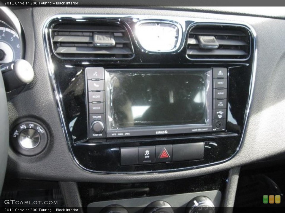 Black Interior Controls for the 2011 Chrysler 200 Touring #43255910