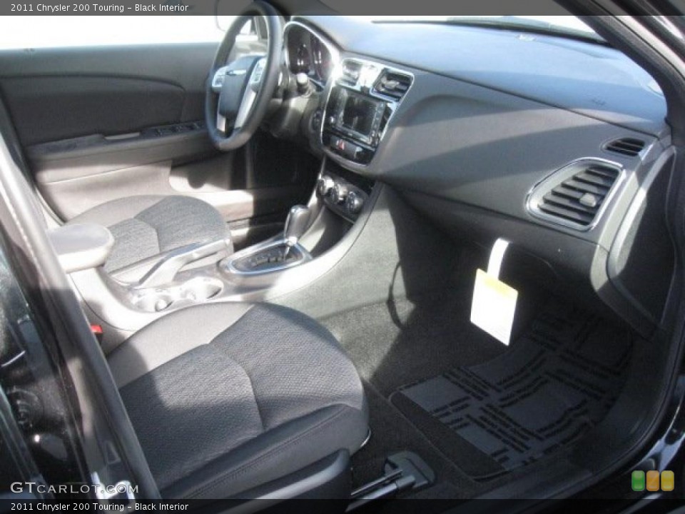 Black Interior Dashboard for the 2011 Chrysler 200 Touring #43256042