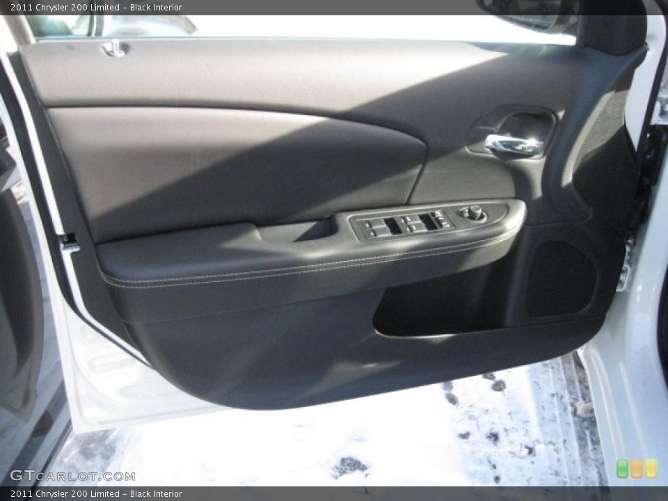 Black Interior Door Panel for the 2011 Chrysler 200 Limited #43256494