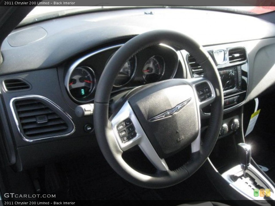 Black Interior Steering Wheel for the 2011 Chrysler 200 Limited #43256566