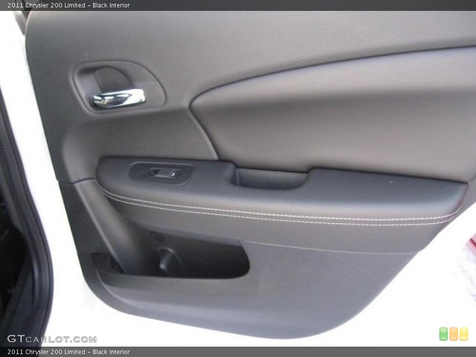Black Interior Door Panel for the 2011 Chrysler 200 Limited #43256630