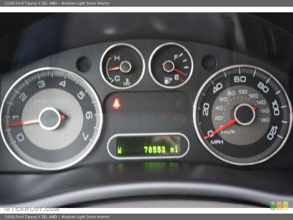Medium Light Stone Interior Gauges for the 2008 Ford Taurus X SEL AWD #43258386