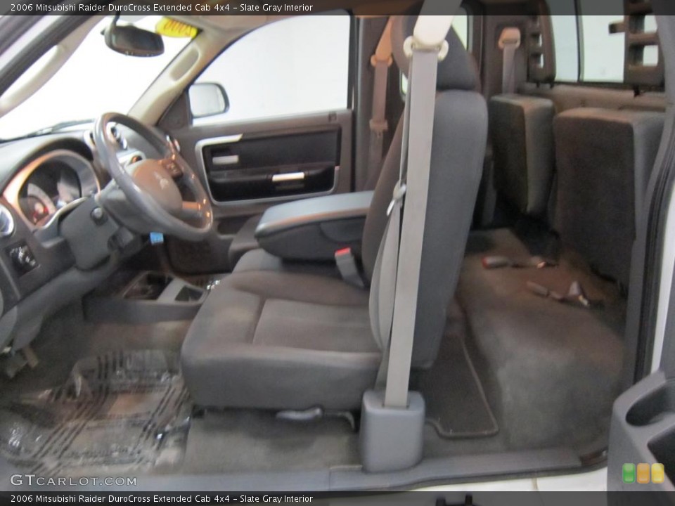 Slate Gray Interior Photo for the 2006 Mitsubishi Raider DuroCross Extended Cab 4x4 #43259718