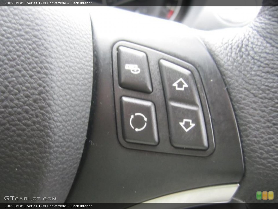 Black Interior Controls for the 2009 BMW 1 Series 128i Convertible #43260906