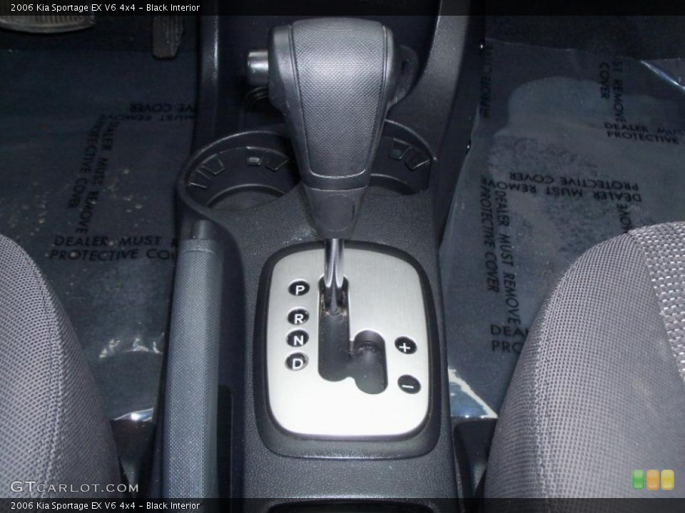 Black Interior Transmission for the 2006 Kia Sportage EX V6 4x4 #43263898