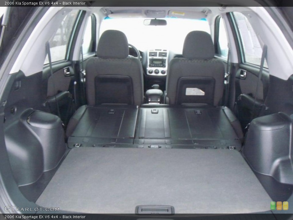 Black Interior Trunk for the 2006 Kia Sportage EX V6 4x4 #43263930