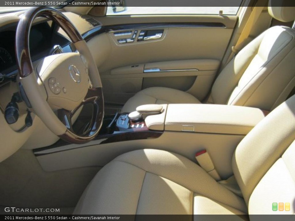 Cashmere/Savanah Interior Photo for the 2011 Mercedes-Benz S 550 Sedan #43264222