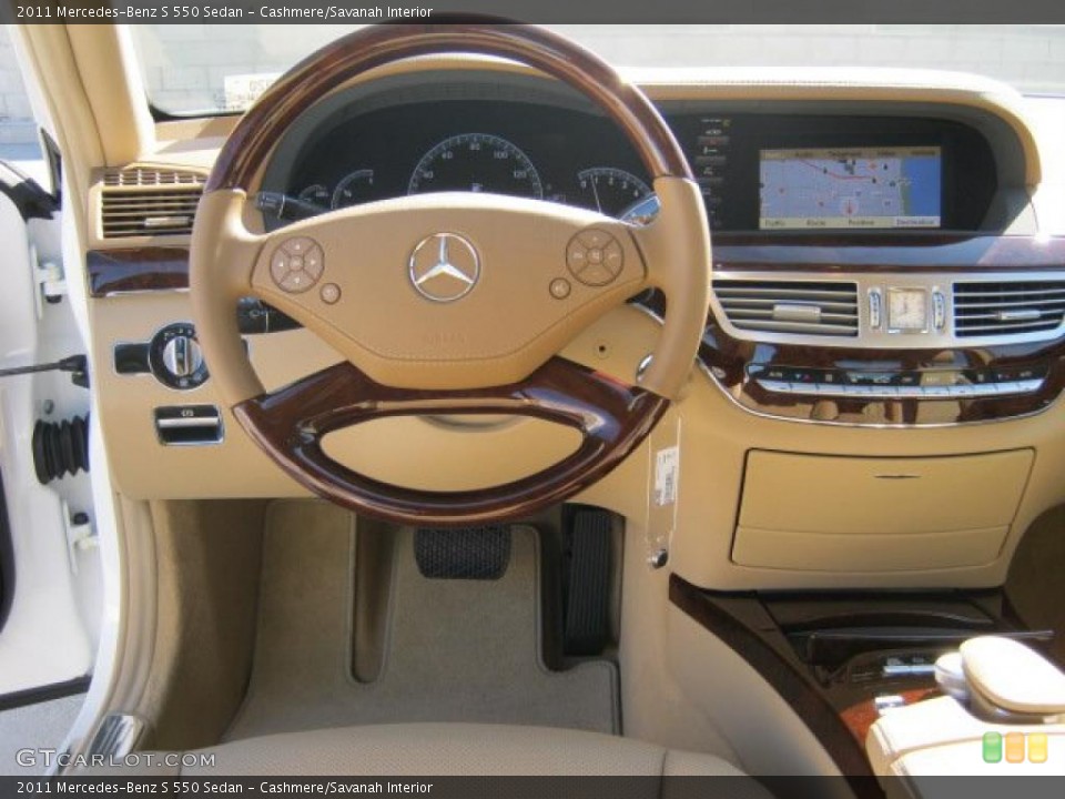 Cashmere/Savanah Interior Dashboard for the 2011 Mercedes-Benz S 550 Sedan #43264238