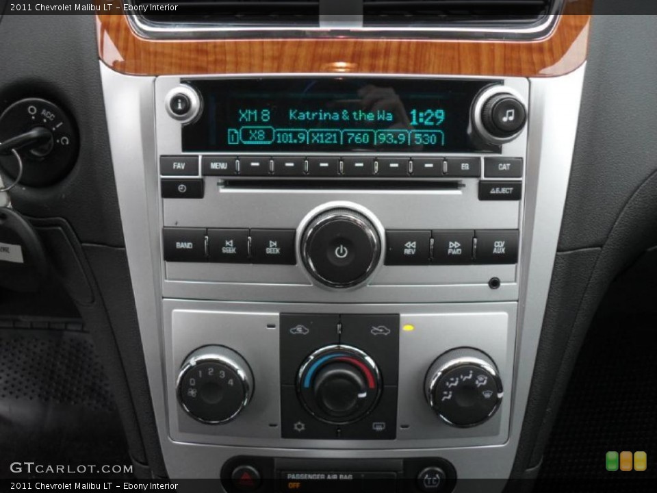Ebony Interior Controls for the 2011 Chevrolet Malibu LT #43271282