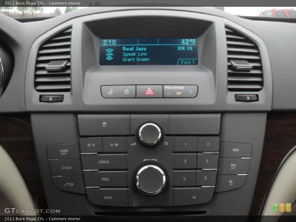 Cashmere Interior Controls for the 2011 Buick Regal CXL #43271710