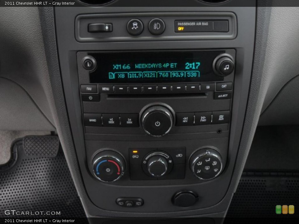 Gray Interior Controls for the 2011 Chevrolet HHR LT #43273399