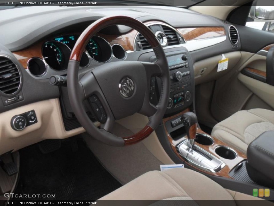 Cashmere/Cocoa Interior Prime Interior for the 2011 Buick Enclave CX AWD #43275970