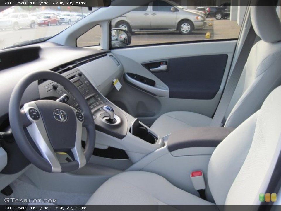 Misty Gray Interior Photo for the 2011 Toyota Prius Hybrid II #43276994
