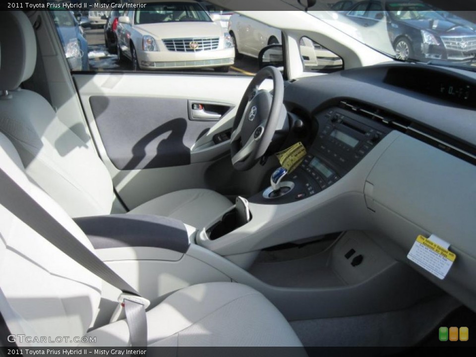 Misty Gray Interior Photo for the 2011 Toyota Prius Hybrid II #43277138