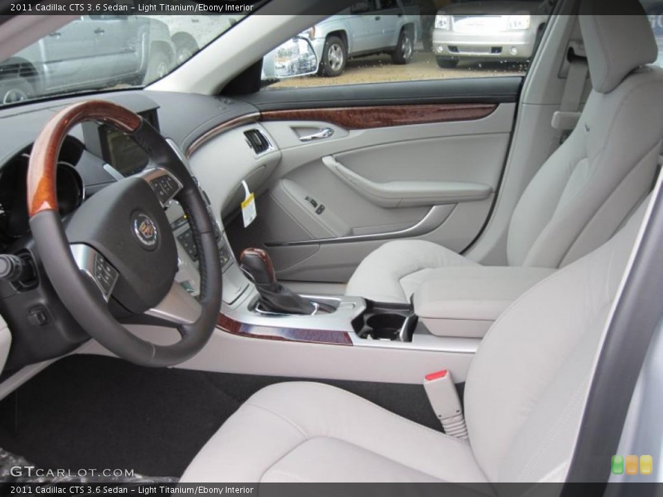 Light Titanium/Ebony Interior Photo for the 2011 Cadillac CTS 3.6 Sedan #43277322