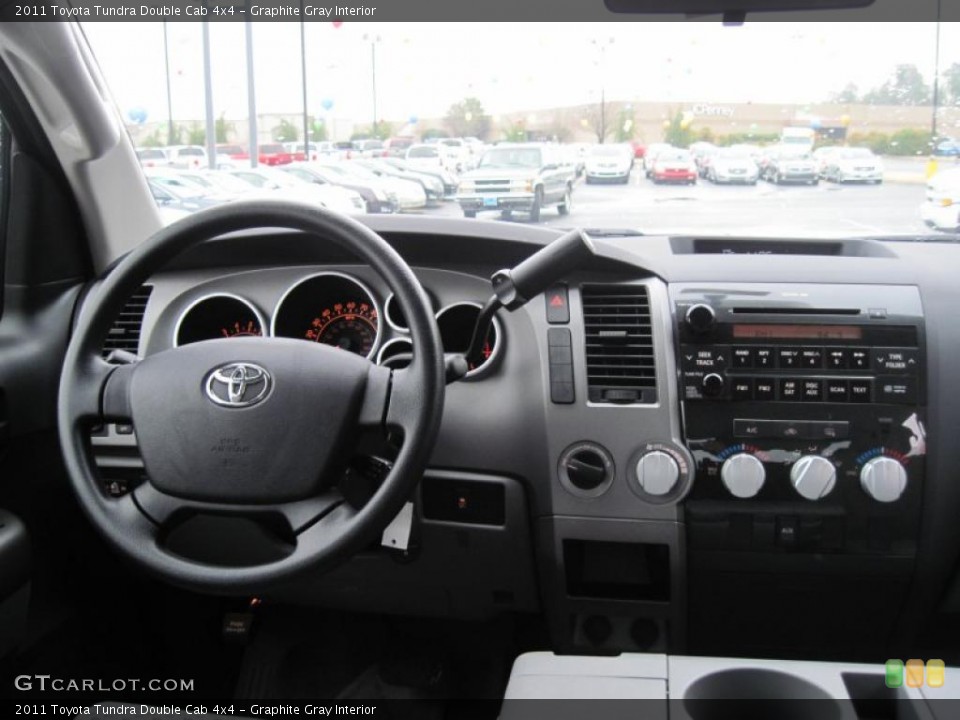 Graphite Gray Interior Dashboard for the 2011 Toyota Tundra Double Cab 4x4 #43278926