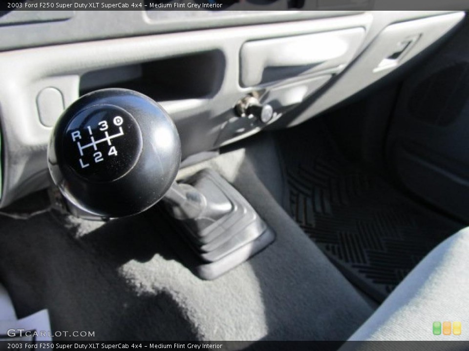 Medium Flint Grey Interior Transmission for the 2003 Ford F250 Super Duty XLT SuperCab 4x4 #43279774