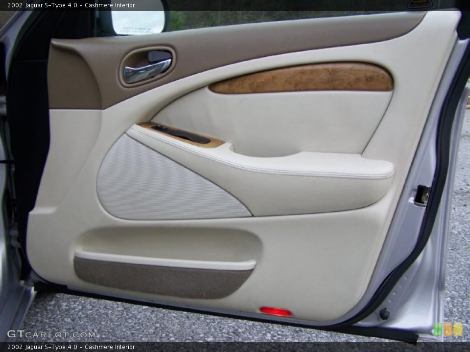 Cashmere Interior Door Panel for the 2002 Jaguar S-Type 4.0 #43280306
