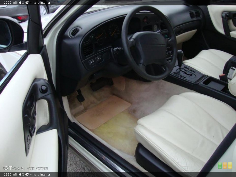 Ivory Interior Photo for the 1990 Infiniti Q 45 #43283211