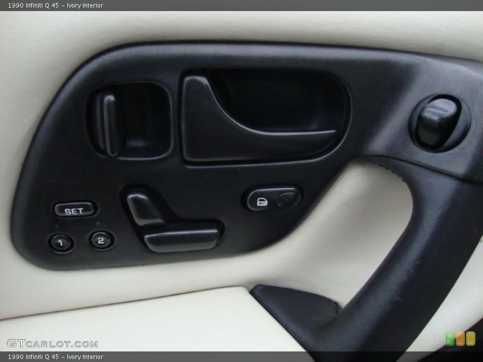 Ivory Interior Controls for the 1990 Infiniti Q 45 #43283235