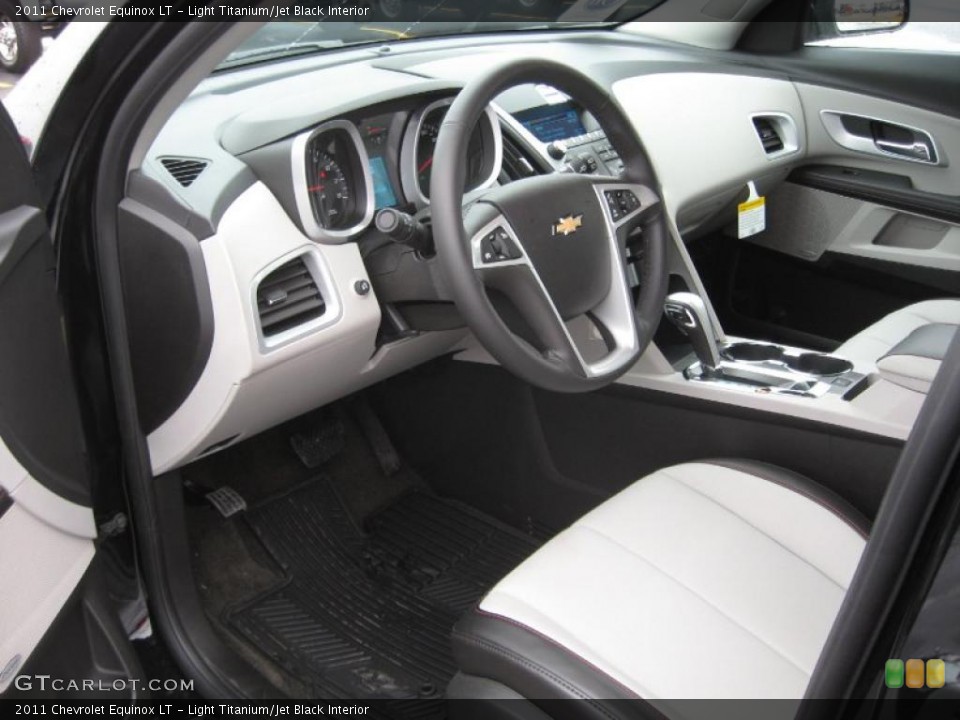 Light Titanium/Jet Black Interior Prime Interior for the 2011 Chevrolet Equinox LT #43286536