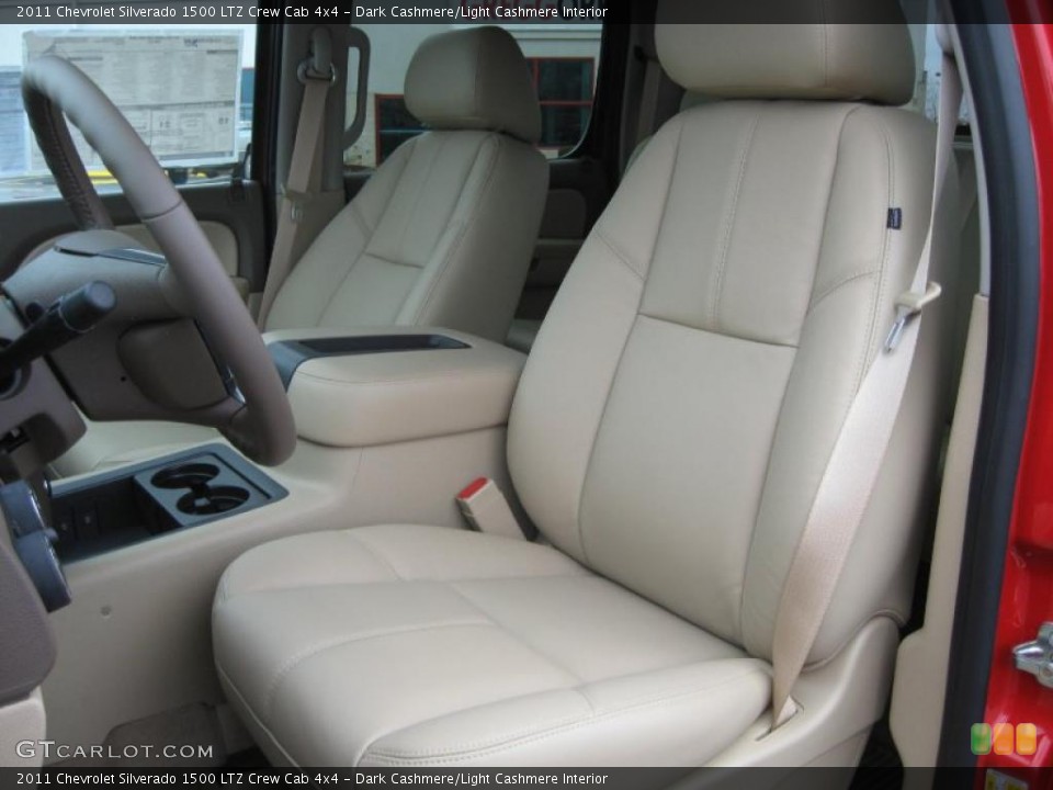 Dark Cashmere/Light Cashmere Interior Photo for the 2011 Chevrolet Silverado 1500 LTZ Crew Cab 4x4 #43287132