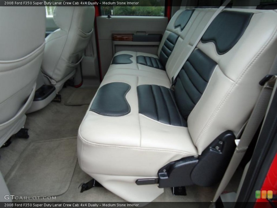 Medium Stone Interior Photo for the 2008 Ford F350 Super Duty Lariat Crew Cab 4x4 Dually #43287716