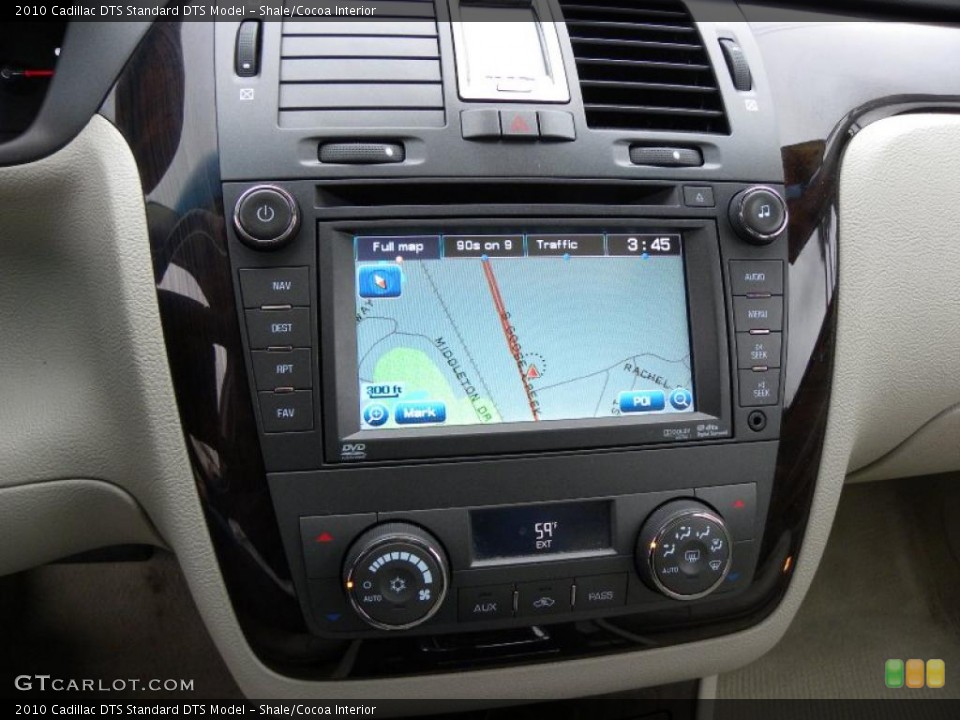 Shale/Cocoa Interior Navigation for the 2010 Cadillac DTS  #43288032